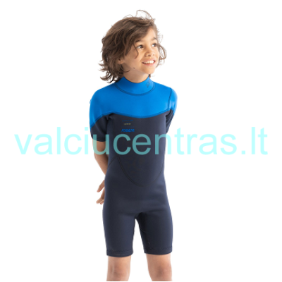 JOBE Boston Shorty 2mm vaikiškas neperšlampamas kostiumas mėlynas